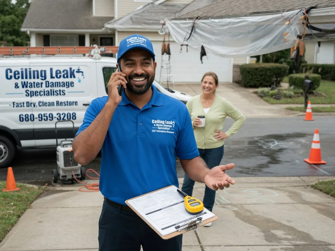 Ceiling Leak Cleanup Greene, RI FAQs